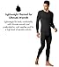 LAPASA Men's Thermal Underwear Set Soft Fleece Lined Long Johns Lightweight Base Layer Top & Bottom Winter Thermoflux 100 Mildly Warm M11 X-Large Black