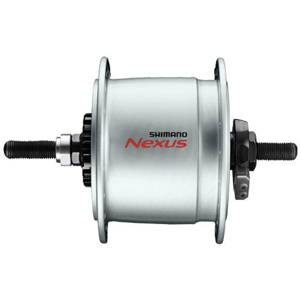 Shimano Unisex - Adult Nexus Hub Dynamo, Silver, 36 Hole