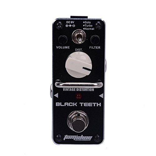AROMA ABT-3 BLACK TEETH Vintage Distortion Effect Pedal Guitar Effect Pedal