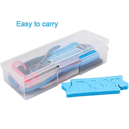 20 in 1 Professional Pedicure Tools Set, Foot Care Pedicure Kit Stainless Steel Foot Rasp Foot Dead Skin Remover Pedicure Kit for Men Women