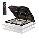 14" Electric RV Roof Vent Fan with Remote, DC 12V