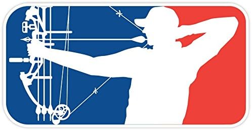 BOWHUNTER MLB 3"x6" Vinyl Sticker Decal Car Bumper Bow Deer Hunter Hunting