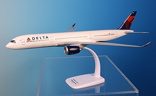 Flight Miniatures Delta Airlines Airbus A350-900 1:200 Scale 2007 Livery Display Model with Stand