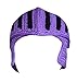 Roman Knight Helmet Visor Cosplay Knit Beanie Hat Cap Wind Mask (Free Size, Purple)