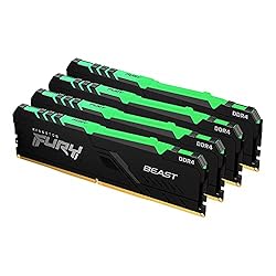 Kingston FURY Beast RGB 64GB (4x16GB) 3200MHz DDR4
