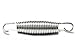 SkyBound Galvanized Trampoline Springs - Set of 15 (Cylinder, 4.75 Inches)