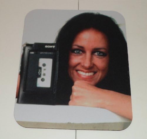 GRACE SLICK &amp; a Cassette Player COMPUTER MOUSE PAD Jefferson Airplane by Wigo
