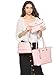 ELIMPAUL Women Fashion Handbags Tote Bag Shoulder Bag Top Handle Satchel Purse Set 4pcs