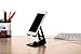 Adjustable Cell Phone Stand,Ahere Multi-Angle Aluminum Desktop Cell Phone Cradle, Dock, Stand for iPhone 6 6s 7 8 X Plus Samsung Galaxy All Android Smartphone Tablets,Black