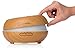 PureRoyal 200 ml Wood Grain Ultrasonic Aromatherapy Essential Oil Diffuser and Humidifier