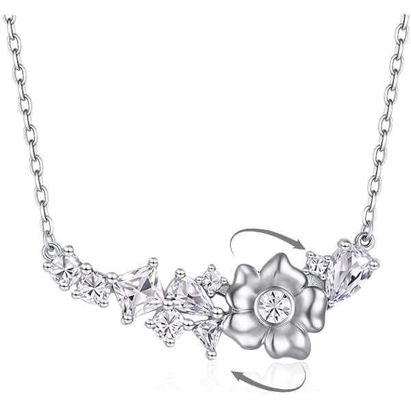 アクセサリー GARDEL SMILE NECKLACE/(S) 50cm Amazon.com: CERGISE Spinner Flower pendent Necklace with