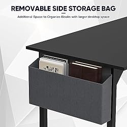 DUMOS 32 Inch Small Computer Office Desk Modern