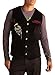Ed Hardy Mens Skull and Cobra Embroidered Velvet Vest