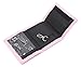 RFID Trifold Canvas Outdoor Sports Wallet for Kids - Front Pocket Wallet with Magic Sticker (Pink Camouflage)
