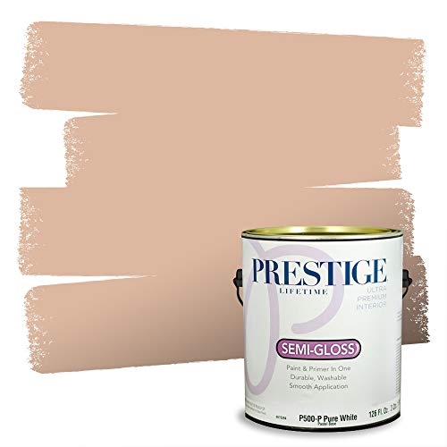 PRESTIGE Paints Interior Paint and Primer In One, 1-Gallon, Semi-Gloss, Compara…