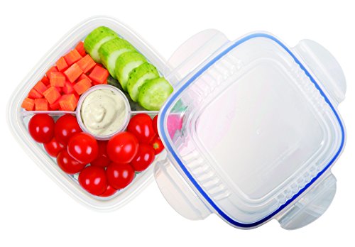 LOCK&LOCK HSM8440T Lock & Lock 32-Oz. Food Plastic Storage Container, 32 Ounce, Clear