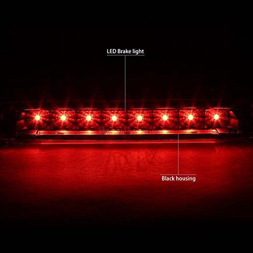 DNA Motoring 3BL-FM05-LED-BK Third Brake Light