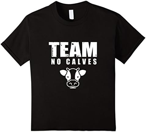 Kids Team No Calves, Skip Leg Day, Funny Weightlifting T-Shirt  4 Black