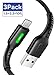 Micro USB Cable Android Charger, INIU [3 Pack 3.1A] QC 3.0 Fast Charging Micro Phone Charge, (1.6+3.3+10ft) Quick Nylon Data Cord For Amazon Fire Kids Tablet Kindle Samsung S7 S6 Edge HTC Xbox One etc
