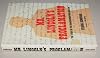 Mr. Lincoln's Proclamation: The Story of the Emancipation Proclamation