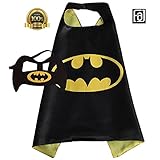 FAJ Child Superhero or Princess Cape and Mask