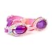 Swimming Goggles For Girls - Candy Hearts Kids Swim Goggles By Bling2o (Hugs & Kisses Pink)