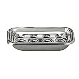 Nu Steel Gloss Collection Soap Dish, 2-Piece