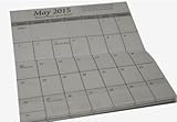 Pocket CALENDAR Planner 2015 2016 DATE BOOK - NO Cover-2 Year Pocket Calendar ONE Calendar