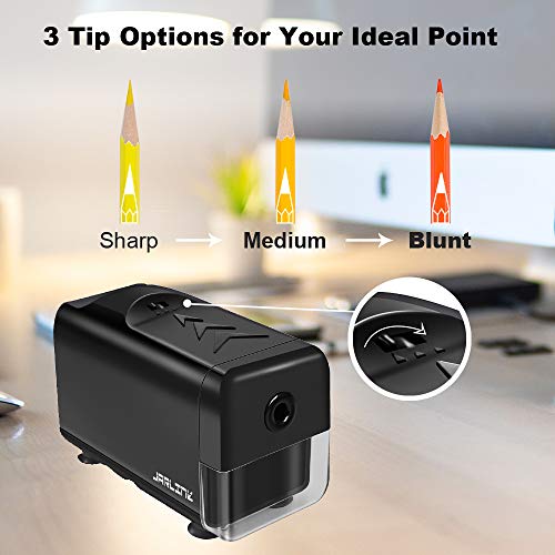 JARLINK Electric Pencil Sharpener, Heavyduty Helical Blade, Stronger