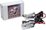 Kensun Xenon HID 9006 8000k replacement Bulbs (1 pair Iceberg blue color)