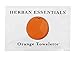 Herban Essentials - Orange Wipes & Towelettes - Essential Oil Wipes for Make Up, Hands, Face & Body - Travel Size Essentials and Toiletries - Natural, Individually Wrapped and Disposable (7 count)