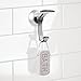InterDesign Metro Ultra Power Lock Rustproof Aluminum Suction Hook for Bathroom - Smoke/Silver
