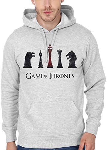 EKTARFA Men's Cotton Game of Thrones Hoodie (Red)