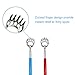 DigHealth Telescoping Self Back Scratcher, Bear Claw Back Itching Scratchers with Extendable Handle, Set of 5 Pieces Multicolor Backscratcher (Purple, Blue, Red, Green, Black) … …