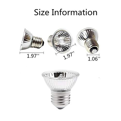 STTQYB 75W Sun Light,6 Pack UVA + UVB Full Spectrum Sun Lamp Sunbathe Heat Lamp Bulb Light for Lizard Reptiles Amphibians (6 Packet)