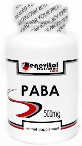 PABA 500mg 100 Capsules ~ Renevitol by Renevitol