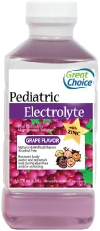 Great Choice Pediatric Electrolyte, Grape Flavor, 16.9 Fluid Ounce by Great Choice