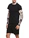 Coofandy Men’s Tattoo multi-coloured tribal inspired print long sleeve shirt Nude Medium