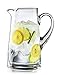 Libbey / Crisa Impressions 90 Ounce Capacity Clear Glass Pitcher