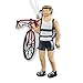 Gone For a Run Triathlete Christmas Ornament | Triathlon Ornaments Guy | Brunette