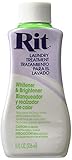 Rit Dye Laundry Treatment Whitener and Brightener, 8 fl oz, 3-Pack