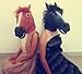 Lubber Horse Head Latex Toy Animal Head Mask For Halloween Costume