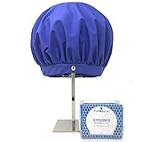 SUPERPOWER CAP The Only Shower Cap That Removes Humidity & Heat To Keep Dry Hair Styled | Large for Long, Curly & Thick | Adjustable | Most Breathable Waterproof Fabric w/37.5 Technology | Made in USA