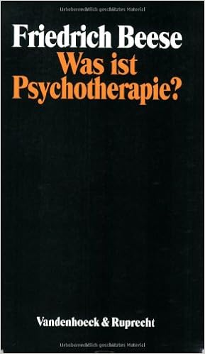 Was Ist Psychotherapie Ein Leitfaden Fur Laien Zur Information Uber Ambulante Und Stationare Psychotherapie Amazon De Beese Friedrich Bucher