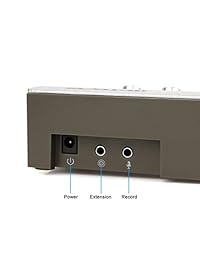 Retevis RT-9908 3W 3W, sistema de intercomunicación de ventana con contador de bancos antiinterferentes, micrófono de intercomunicación de dos vías (plateado, 1 paquete).