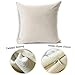 Royalours Throw Pillow Covers Green Leaf Floral Decorative Throw Pillow Case Cushion Cover Cotton Linen Pillowcase for Home Sofa Car 18 x 18 Inches Set of 4 (Fresh Floral)