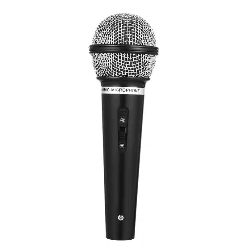 Photo 1 of Minrnovas Microphone Toy for Kids Pretend Plastic Prop Fake Microphone for Birthday Party Favors Pretend Play or Costume Prop Teen Boy Girl Gifts (Black-17cm)