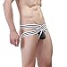 Black Mesh Jockstrap Thong for Men Sexy Breathable G-string Black Size M