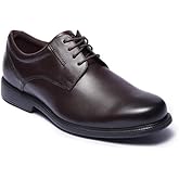 Rockport Men's Charles Road Plain Toe Oxford Dark Brown 8.5 Wide