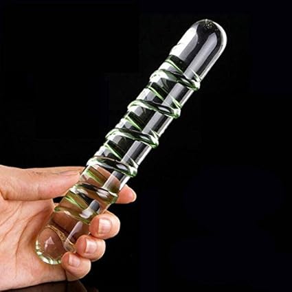 HYL Masajeador De Vidrio 18cm G Point Atrium CLDGF Espiral Crystal ...